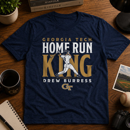 Unisex Home Run King Graphic Shirt for Baseball Fans