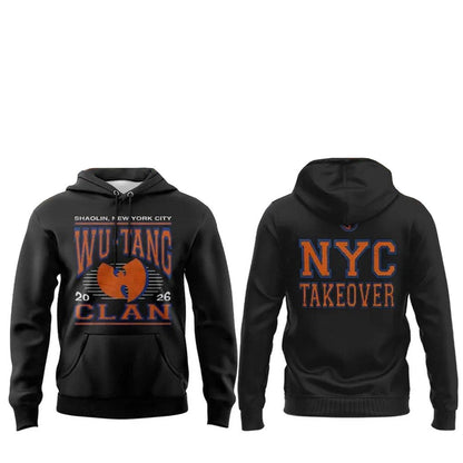 Unisex New York Knicks x Wu-Tang Clan 2026 NYC Takeover Hoodie for Basketball Fans