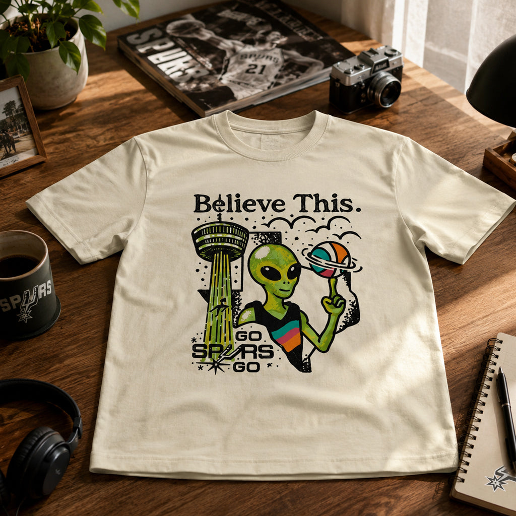 Unisex Alien Beige Graphic Shirt 2026 for Basketball Fans