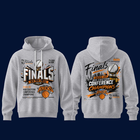 Unisex New York Knicks Eastern Conference Graphic Hoodie 2026 for Basketball Fans