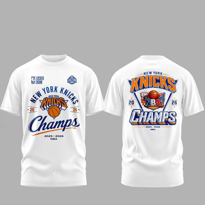 Unisex New York Knicks Eastern Conference Champions Graphic T-Shirt for Basketball Fans