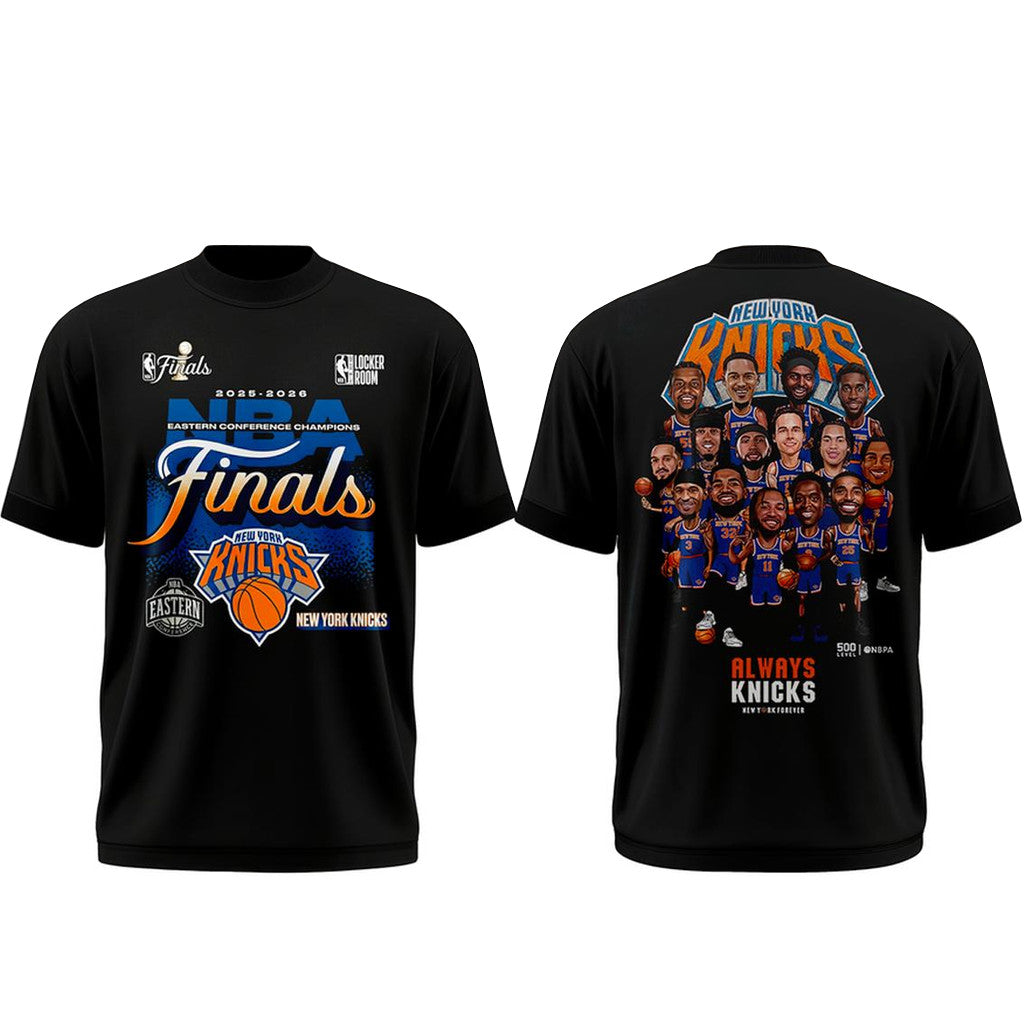 Unisex New York Knicks Be A Knicks Eastern Conference Finals Graphic Shirt 2026 for Basketball Fans