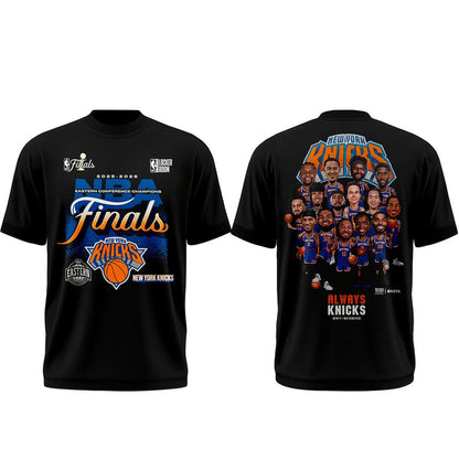 Unisex New York Knicks Be A Knicks Eastern Conference Finals Graphic Shirt 2026 for Basketball Fans