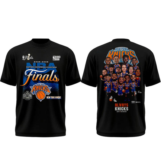 Unisex New York Knicks Be A Knicks Eastern Conference Finals Graphic Shirt 2026 for Basketball Fans