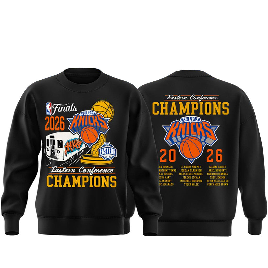 Unisex Eastern Conference Finals Train Graphic Shirt 2026 for Basketball Fans