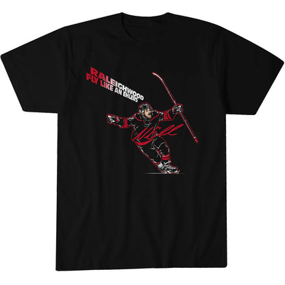 Unisex Carolina Hurricanes Nikolaj Ehlers Fly Like an Ehlers Graphic Shirt for Hockey Fans