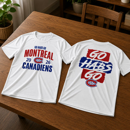 Unisex Go Champions Graphic Shirt 2026 for Hockey Fans