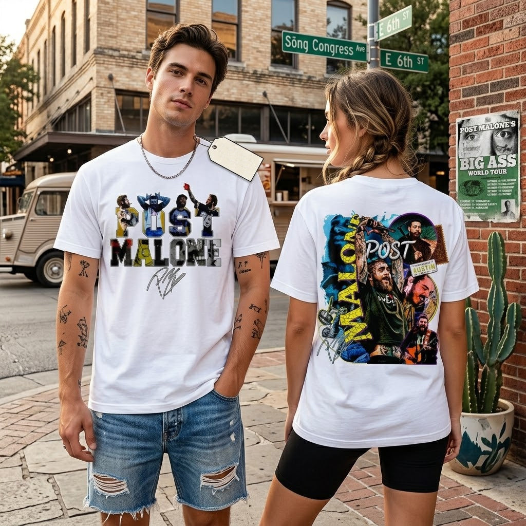 Unisex Big Ass World Tour 2026 Graphic Shirt for Music Fans