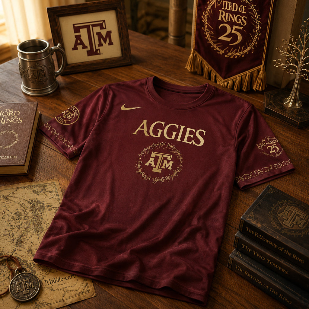 Unisex Maroon Fantasy College Sports Graphic Shirt 2026 for Fans