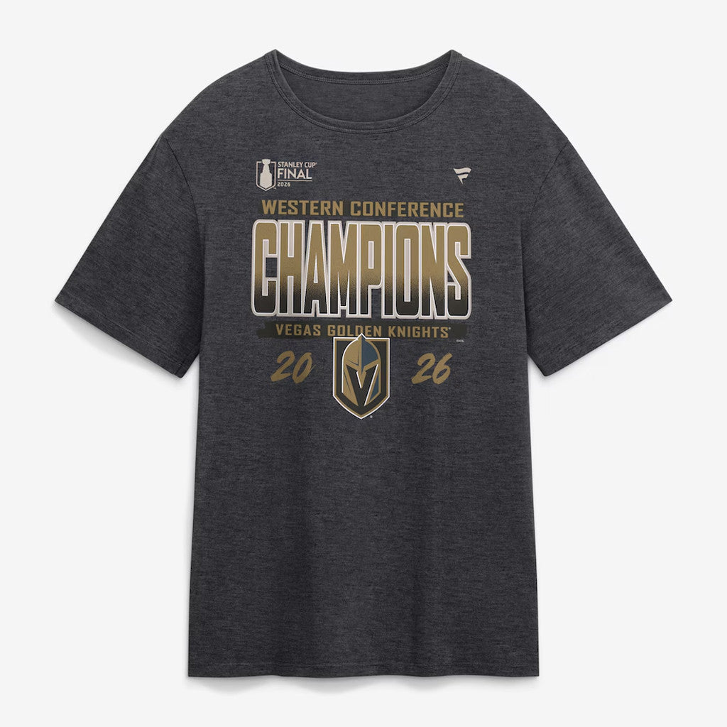 Unisex Vegas Golden Knights Western Conference Champions Locker Room Graphic T-Shirt 2026 for Hockey Fans