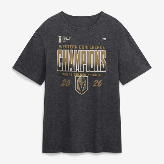 Unisex Vegas Golden Knights Western Conference Champions Locker Room Graphic T-Shirt 2026 for Hockey Fans