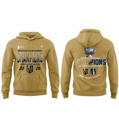 Unisex Western Conference Champions Graphic Shirt 2026 for Hockey Fans