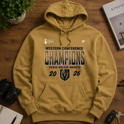 Unisex Western Conference Champions Graphic Shirt 2026 for Hockey Fans