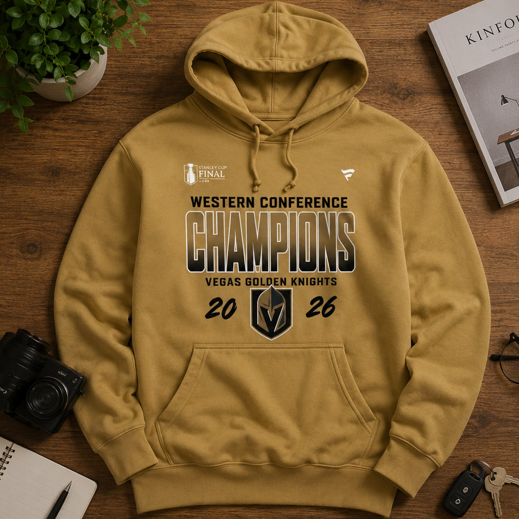 Unisex Western Conference Champions Graphic Shirt 2026 for Hockey Fans