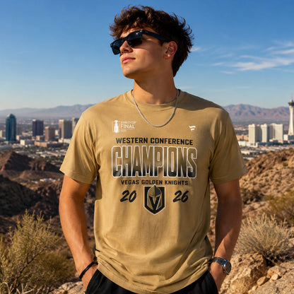 Unisex Western Conference Champions Graphic Shirt 2026 for Hockey Fans