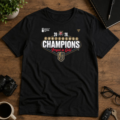 Unisex Western Conference Champions Hometown Graphic T-Shirt 2026 for Hockey Fans