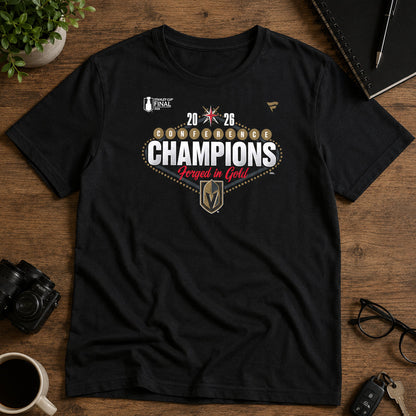 Unisex Western Conference Champions Hometown Graphic T-Shirt 2026 for Hockey Fans