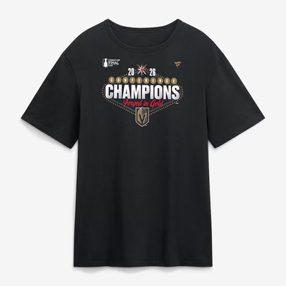 Unisex Vegas Golden Knights Western Conference Champions Hometown Graphic T-Shirt 2026 for Hockey Fans