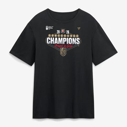 Unisex Vegas Golden Knights Western Conference Champions Hometown Graphic T-Shirt 2026 for Hockey Fans