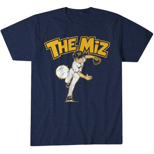Unisex Milwaukee Brewers Jacob Misiorowski Anime Miz Graphic Shirt for Baseball Fans