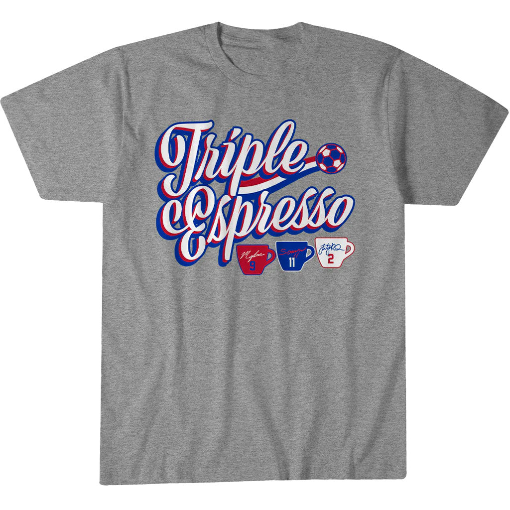 Unisex Mallory Swanson Trinity Rodman And Sophia Wilson Triple Espresso Graphic Shirt for Soccer Fans