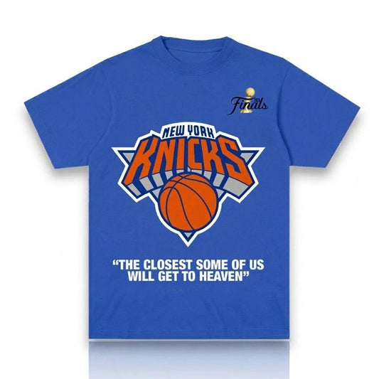 Unisex New York Knicks The Closest Some Of Us Will Get To Heaven 2026 Graphic Shirt for Basketball Fans