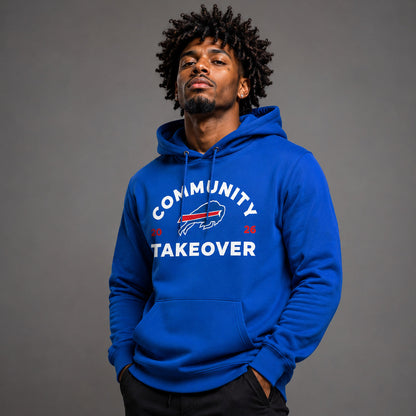 Unisex Community Takeover 2026 All Blue Day Graphic Shirt for Football Fans