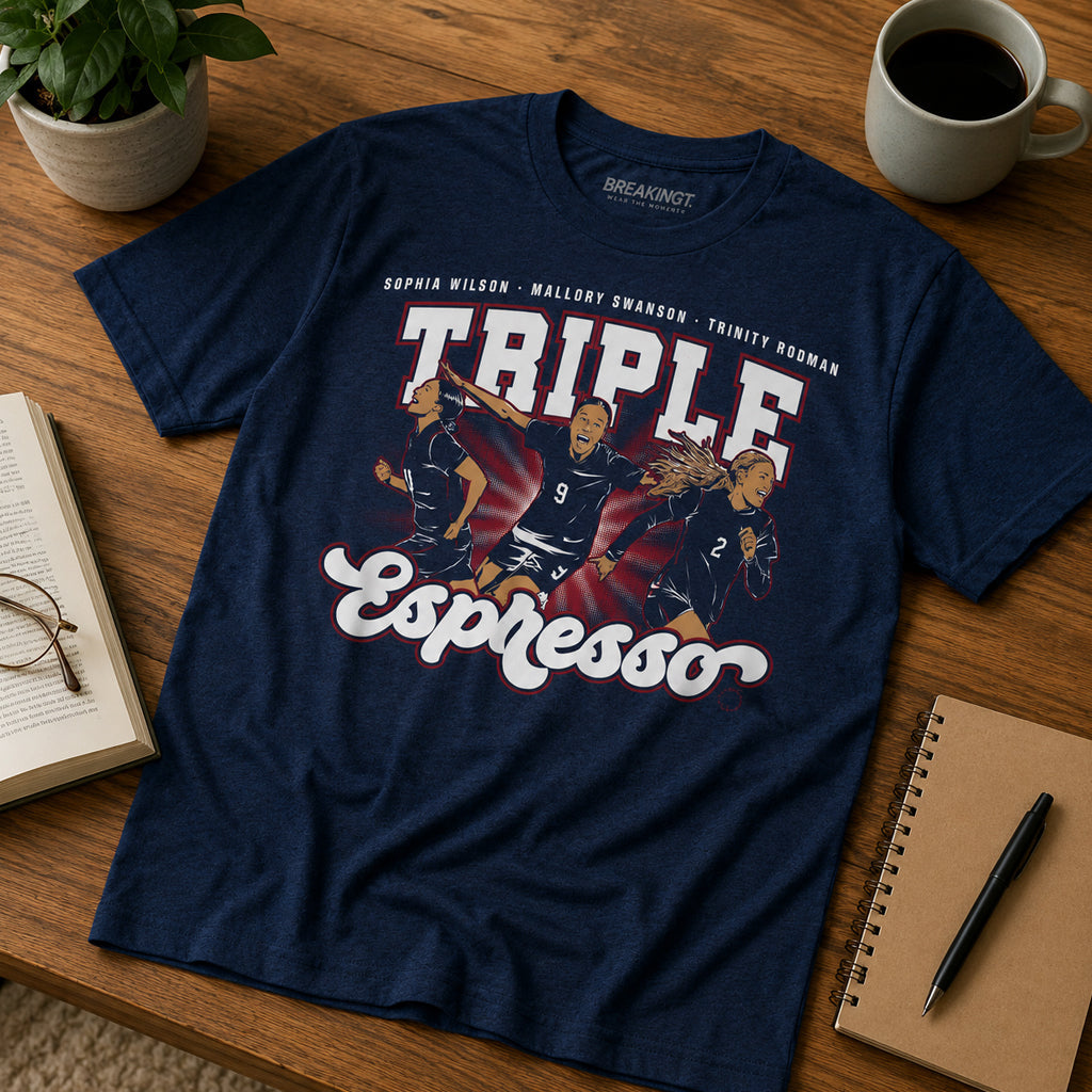 Unisex Triple Espresso 2026-27 Graphic Shirt for Soccer Fans