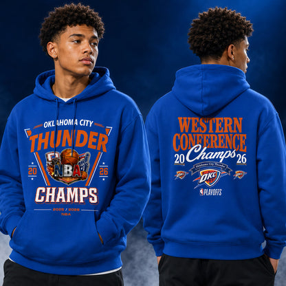 Unisex 2026 Western Champions Graphic Shirt for Basketball Fans