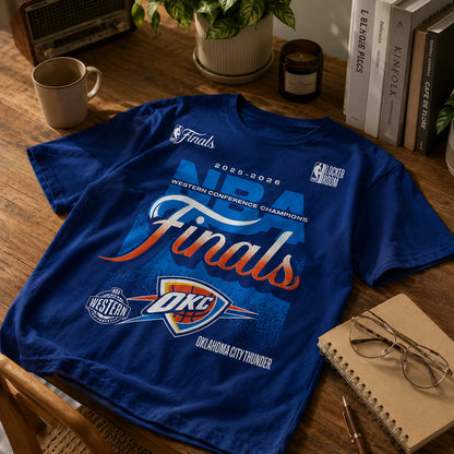 Unisex 2026 Western Conference Champions Graphic Shirt for Basketball Fans