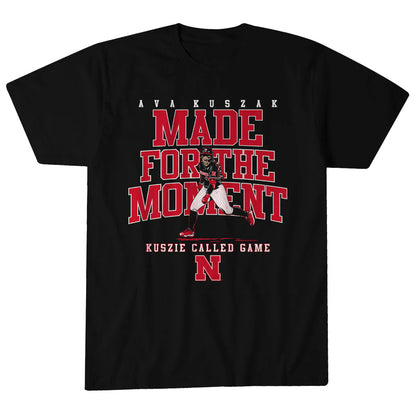 Unisex Nebraska Softball Ava Kuszak Made For The Moment Graphic Shirt for Softball Fans