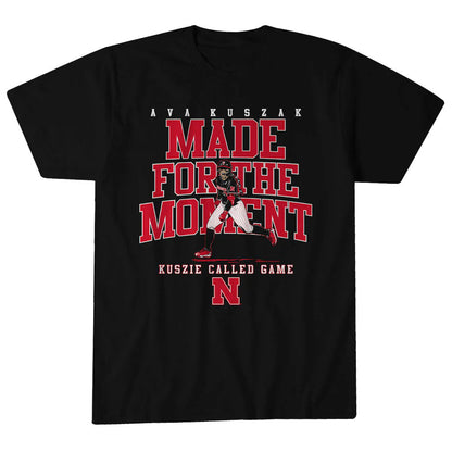 Unisex Nebraska Softball Ava Kuszak Made For The Moment Graphic Shirt for Softball Fans
