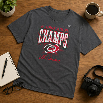 Unisex 2026 Eastern Conference Champions Vintage Tri Blend Graphic Shirt for Hockey Fans
