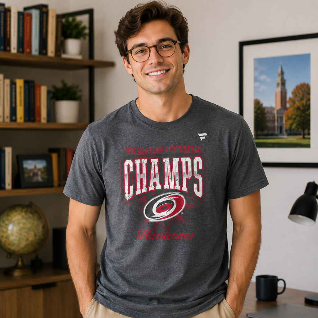 Unisex 2026 Eastern Conference Champions Vintage Tri Blend Graphic Shirt for Hockey Fans