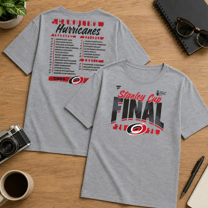 Unisex Heather Gray 2026 Final Roster Graphic Shirt for Hockey Fans