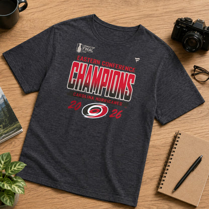 Unisex 2026 Eastern Conference Champions Locker Room Graphic Shirt for Hockey Fans