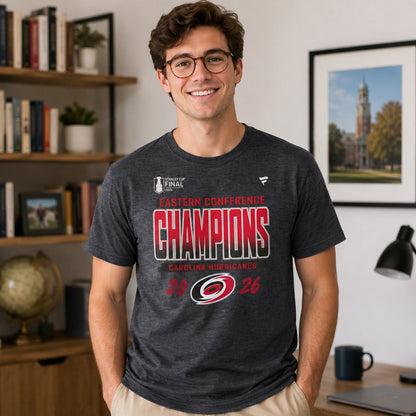 Unisex 2026 Eastern Conference Champions Locker Room Graphic Shirt for Hockey Fans