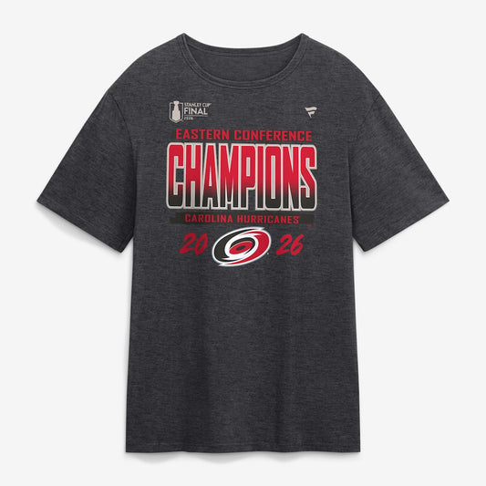 Unisex Carolina Hurricanes 2026 Eastern Conference Champions Locker Room Graphic Shirt for Hockey Fans