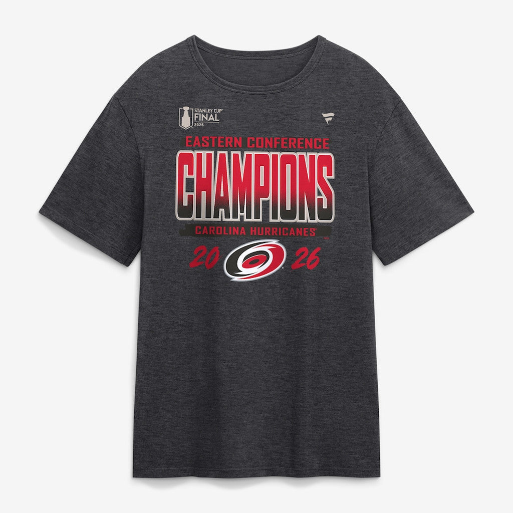 Unisex Carolina Hurricanes 2026 Eastern Conference Champions Locker Room Graphic Shirt for Hockey Fans