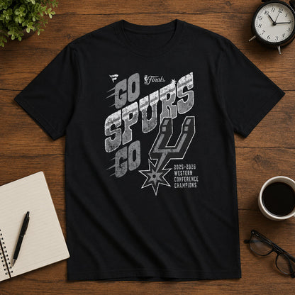 Unisex 2026 Western Conference Champions Hometown Graphic Shirt for Basketball Fans