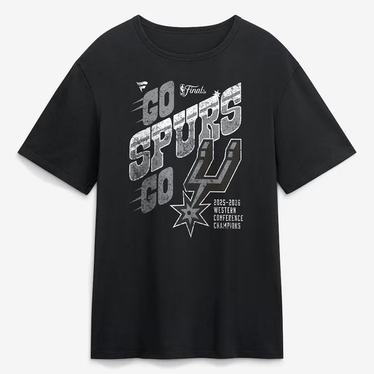 Unisex San Antonio Spurs 2026 Western Conference Champions Hometown Graphic Shirt for Basketball Fans