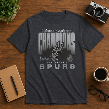 Unisex 2026 Western Conference Champions Heritage Graphic Shirt for Basketball Fans