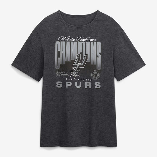 Unisex San Antonio Spurs 2026 Western Conference Champions Heritage Graphic Shirt for Basketball Fans