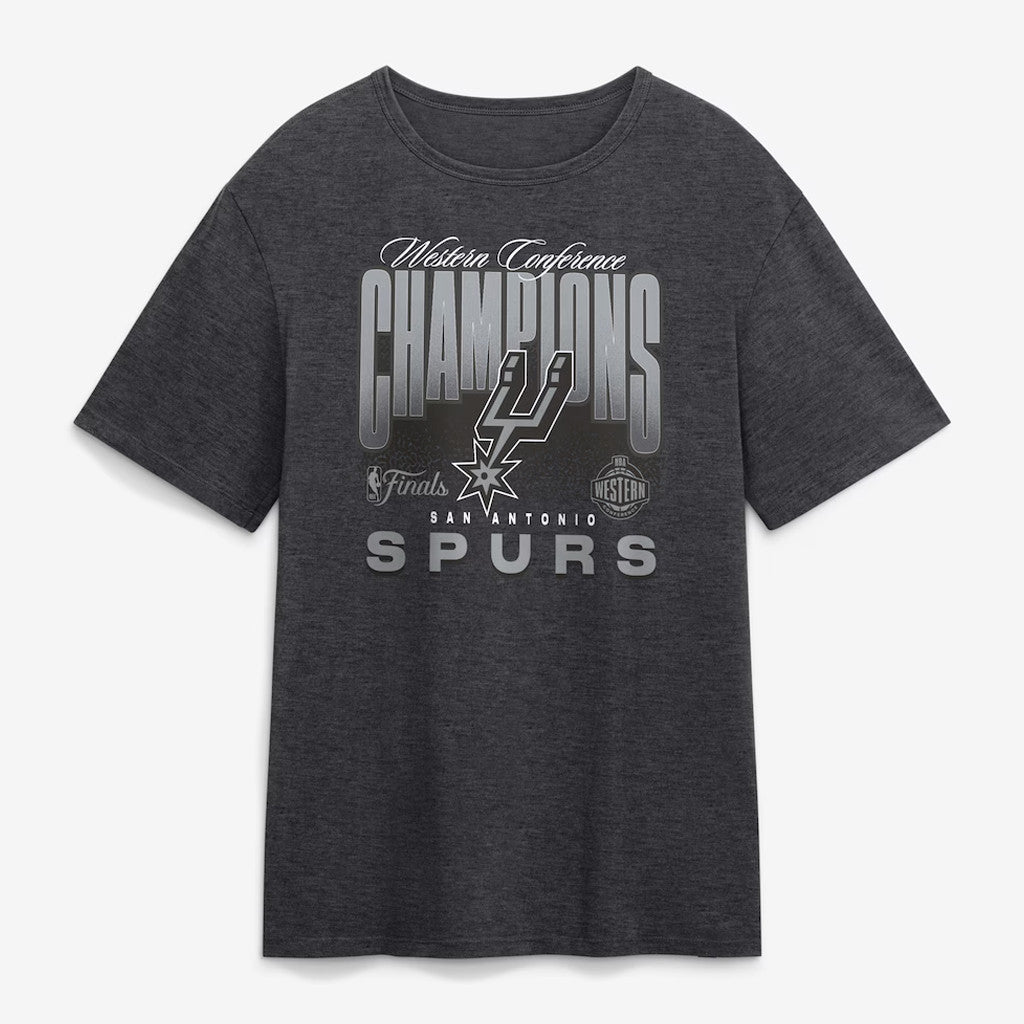 Unisex San Antonio Spurs 2026 Western Conference Champions Heritage Graphic Shirt for Basketball Fans