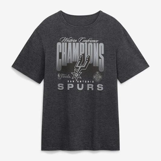 Unisex San Antonio Spurs 2026 Western Conference Champions Heritage Graphic Shirt for Basketball Fans