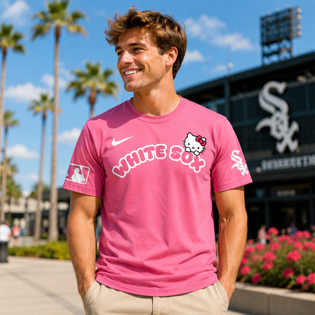 Unisex Pink Cute Baseball Night Graphic Shirt 2026 for Fans
