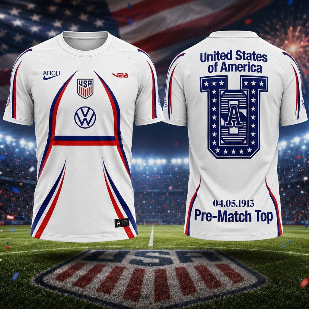 Unisex Soccer Pre Match Graphic Shirt 2026 for Fans