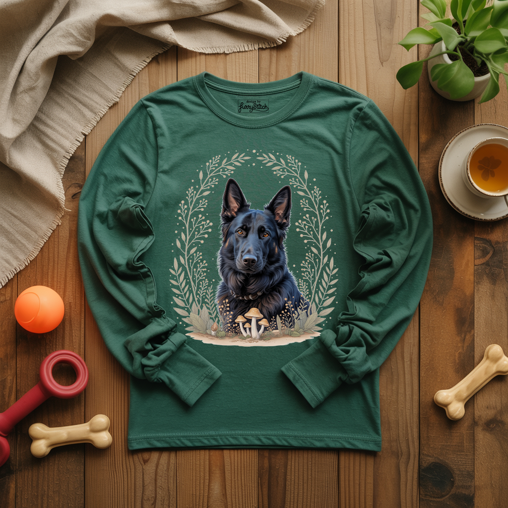 Bohemian Black Shepherd Long Sleeve T-shirt