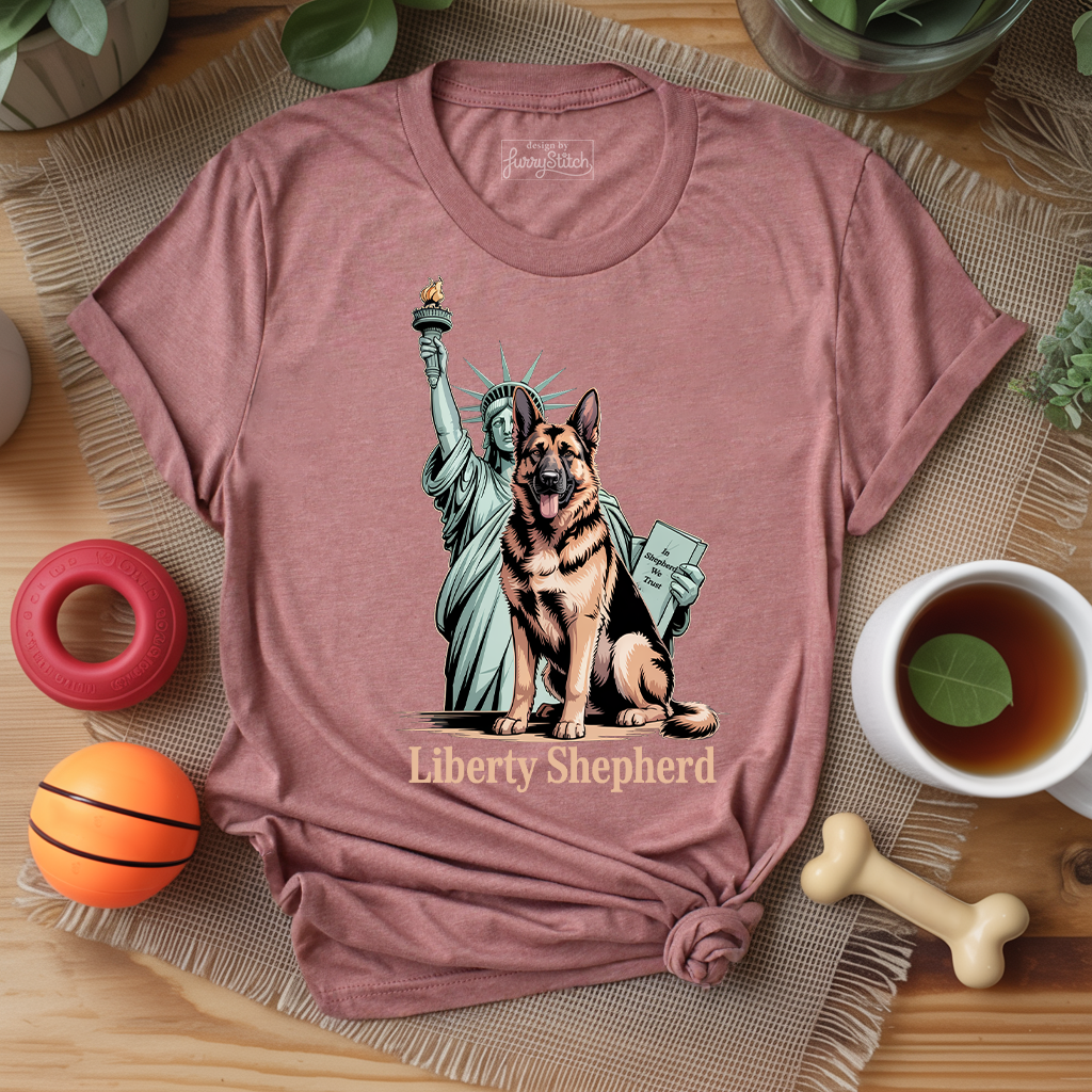 Liberty Shepherd – Loyal & Free Spirit T-shirt