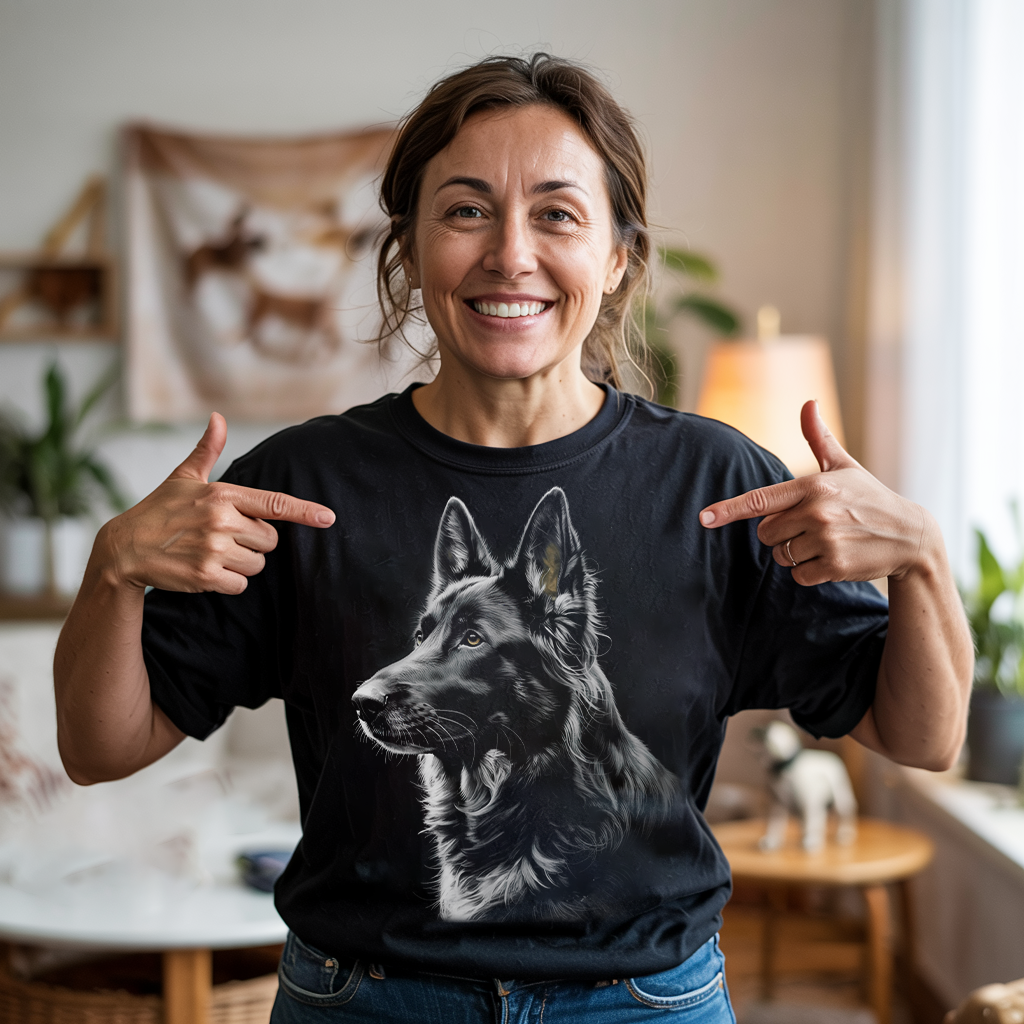 German Shepherd Silhouette T-shirt